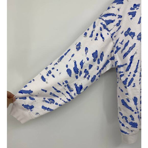 Wound Up Womens Sarcasm Level Expert Blue White Sweatshirt Sweater Top NEW XXL - Picture 4 of 10